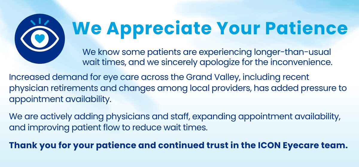 You're patience is appreciated